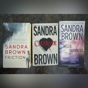 Lot of 3 Sandra Brown Books